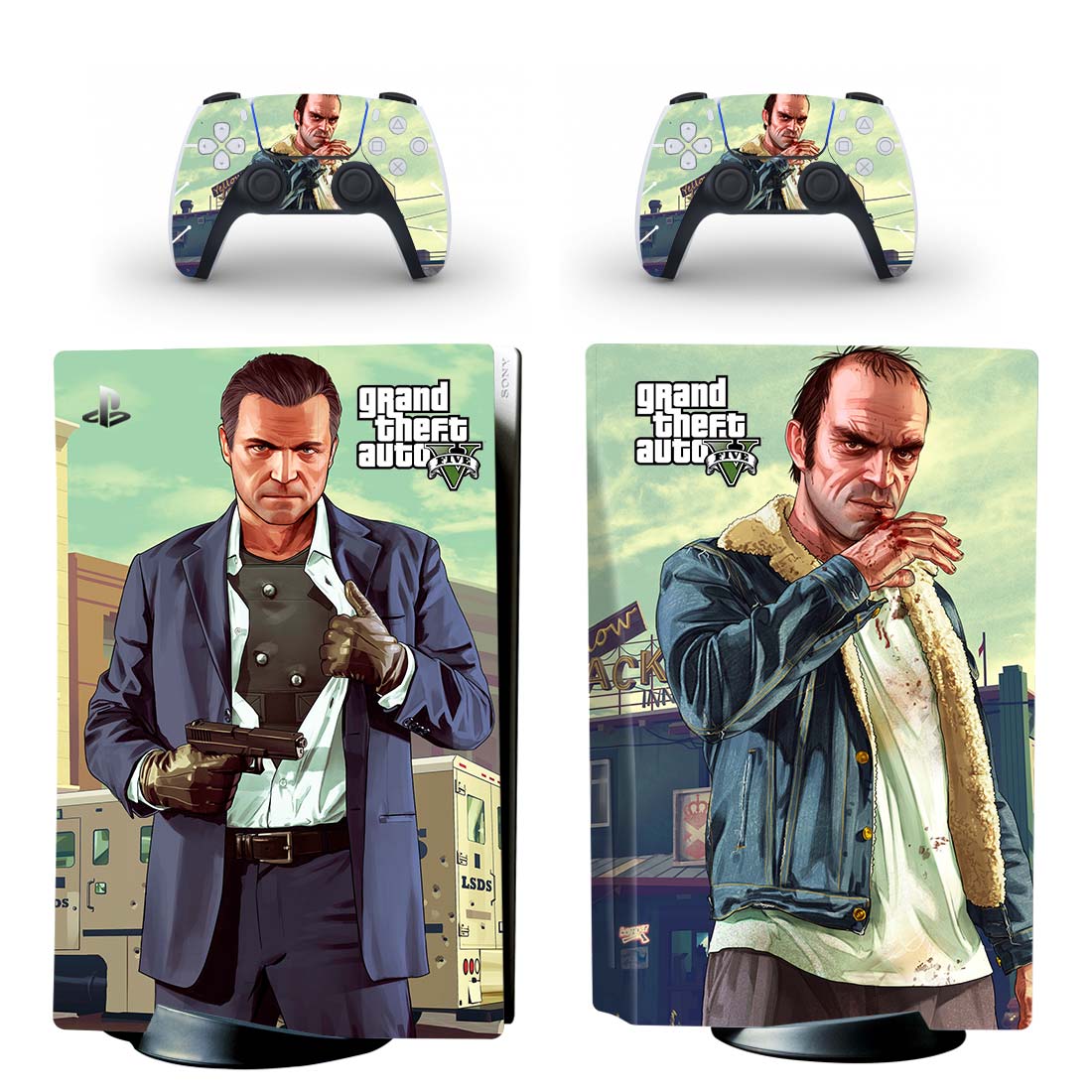Grand Theft Auto V PS5 Skin Sticker Design 7