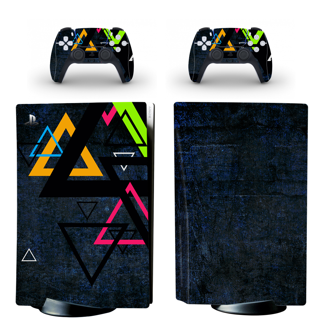 Colorful Triangle PS5 Skin Sticker - ConsoleSkins.co