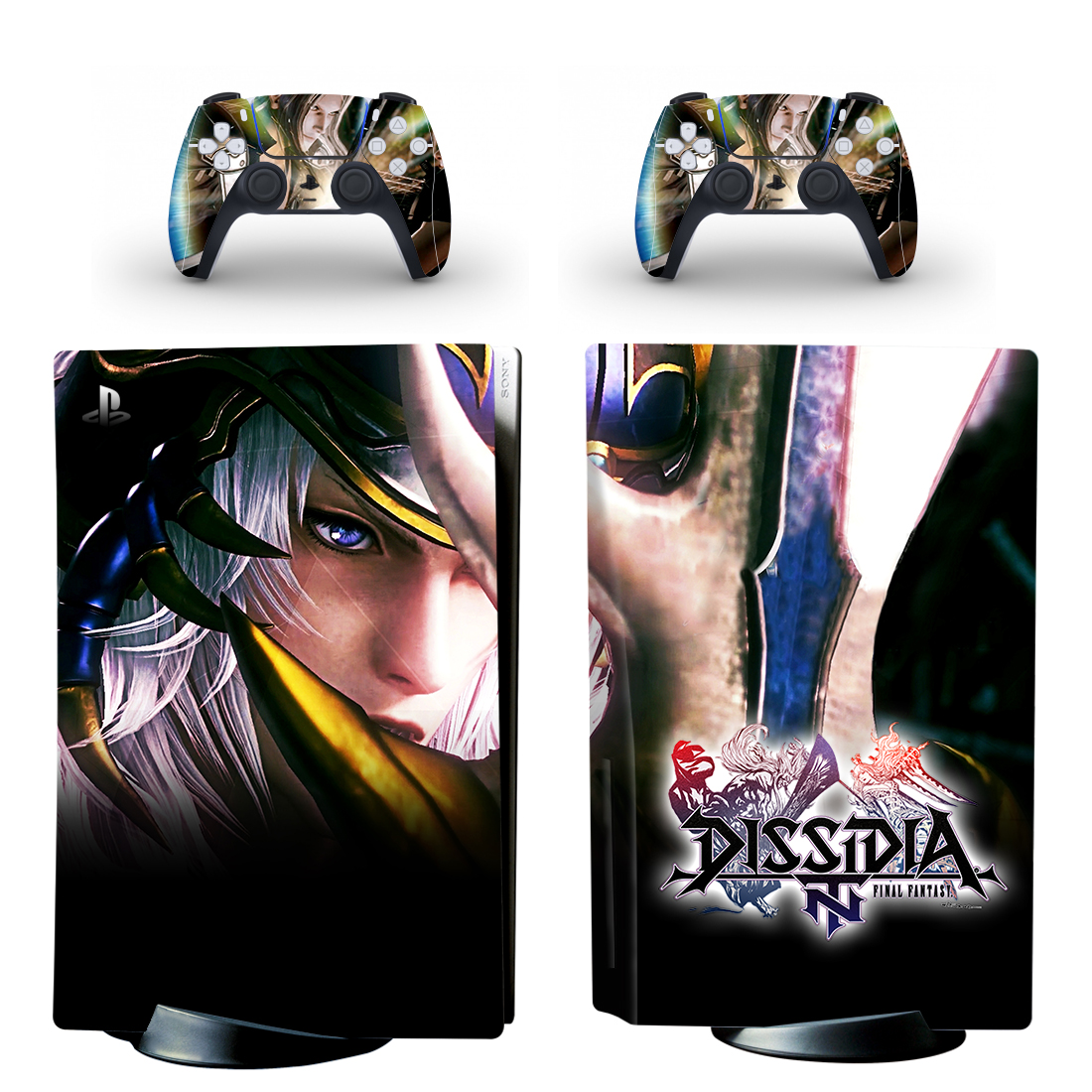 Dissidia Final Fantasy PS5 Skin Sticker Design 1