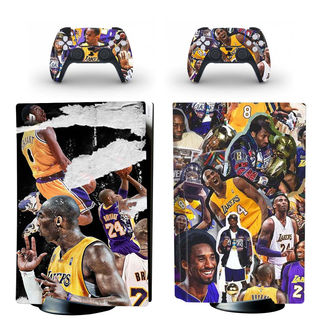 Kobe Bryant Collage PS5 Skin Sticker
