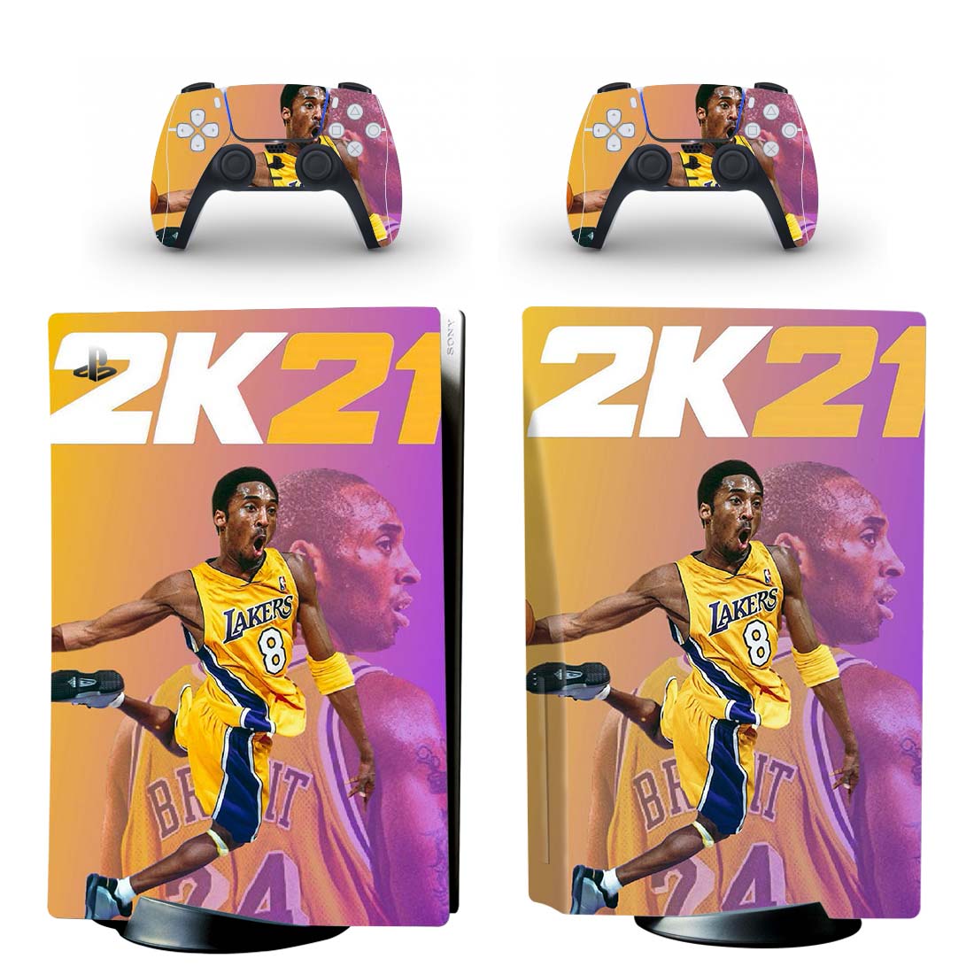 NBA 2K21 Kobe Bryant PS5 Skin Sticker 