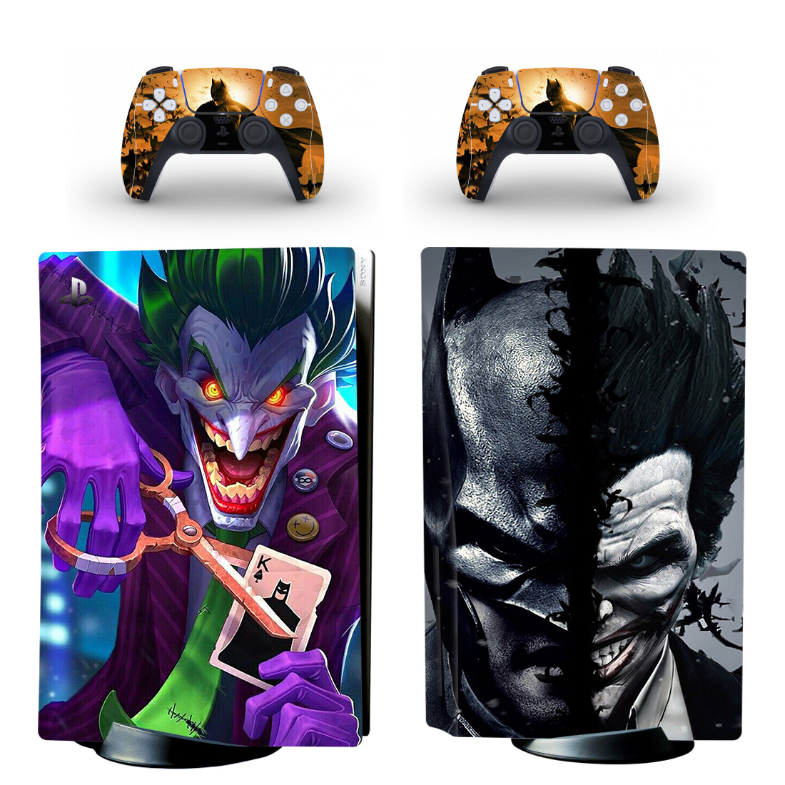 Batman And Joker PS5 Skin Sticker Decal Design 9