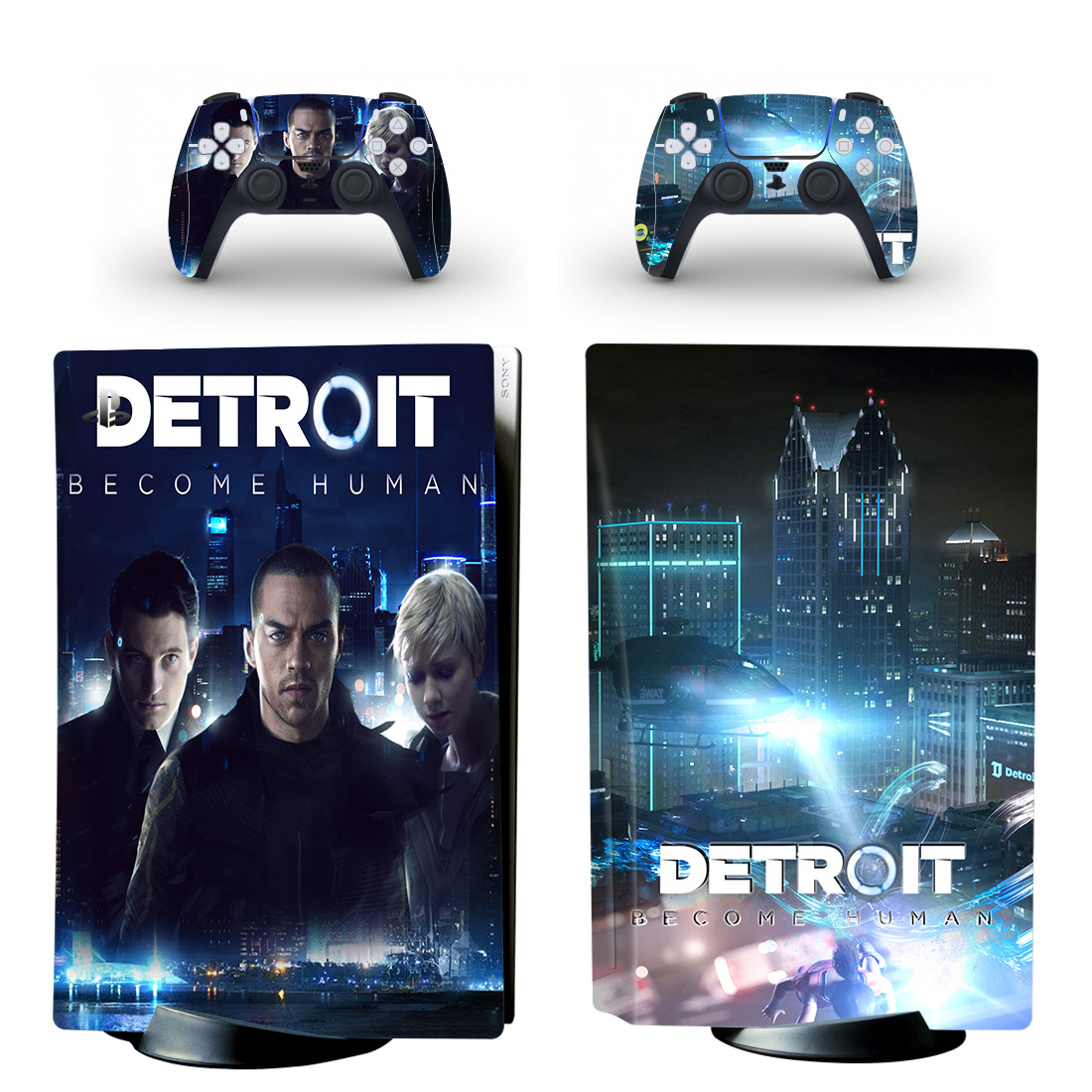 Detroit: Become Human Console Skin Sticker And Controllers