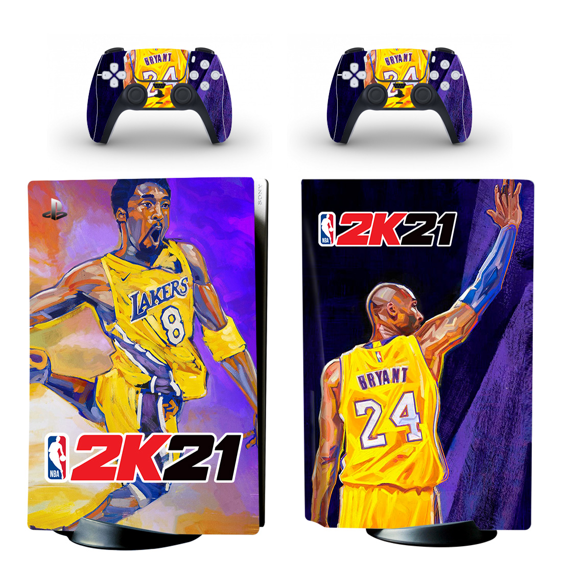NBA 2K21 Kobe Bryant PS5 Skin Sticker Decal