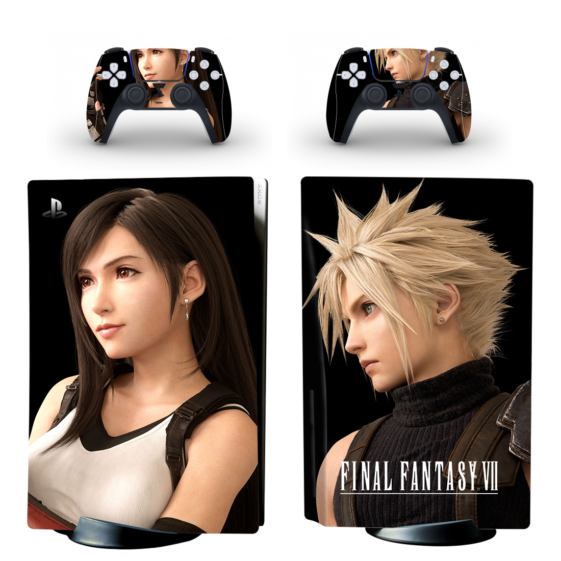 Final Fantasy VII PS5 Skin Sticker Decal 4
