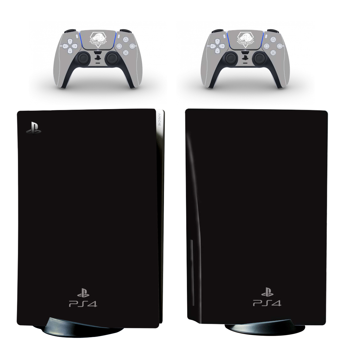Diamond Dogs And Black Texture PS5 Skin Sticker Decal