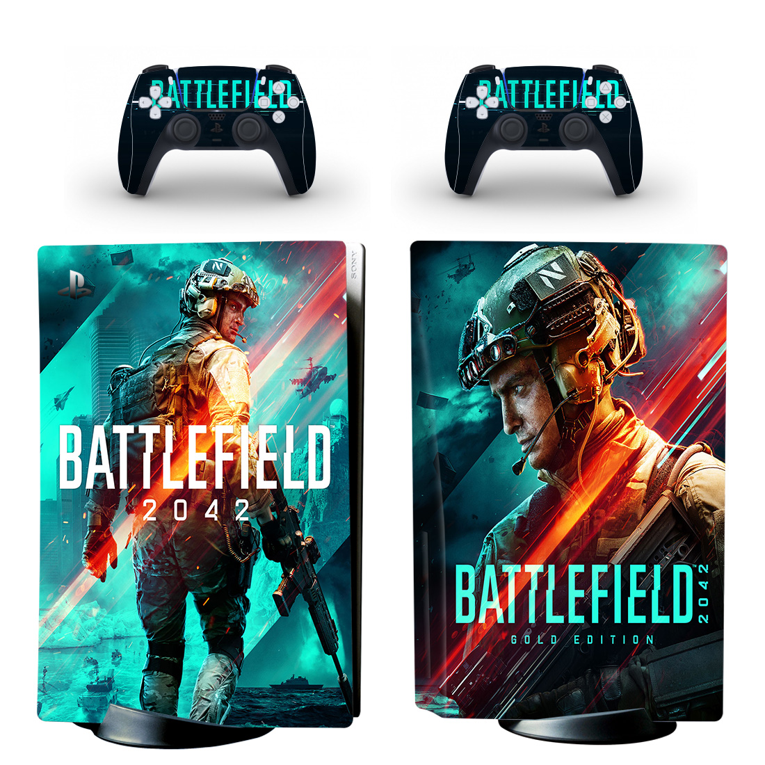 Battlefield 2024 Gold Edition PS5 Skin Sticker Decal ConsoleSkins.co