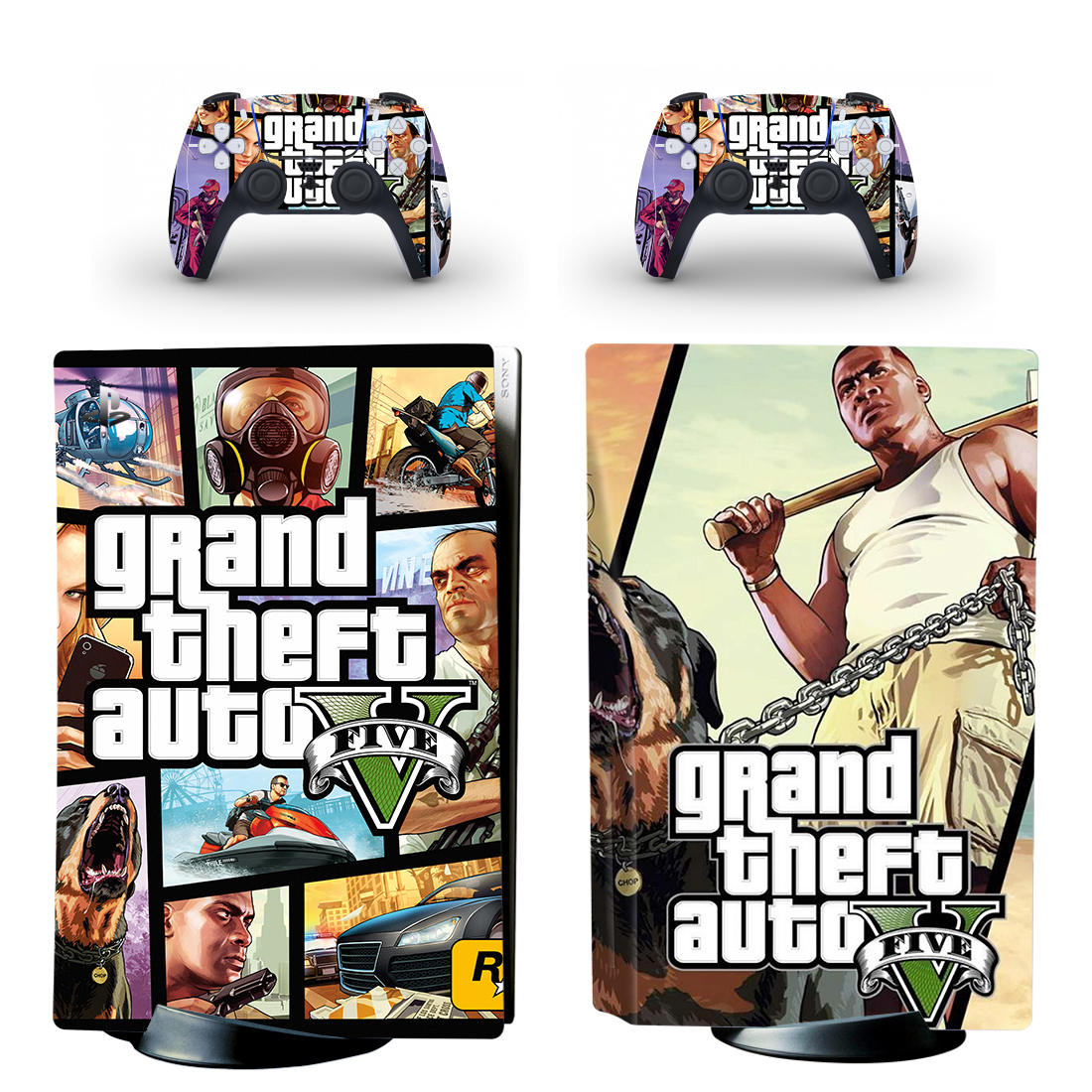 Grand Theft Auto V PS5 Skin Sticker Decal Design 18