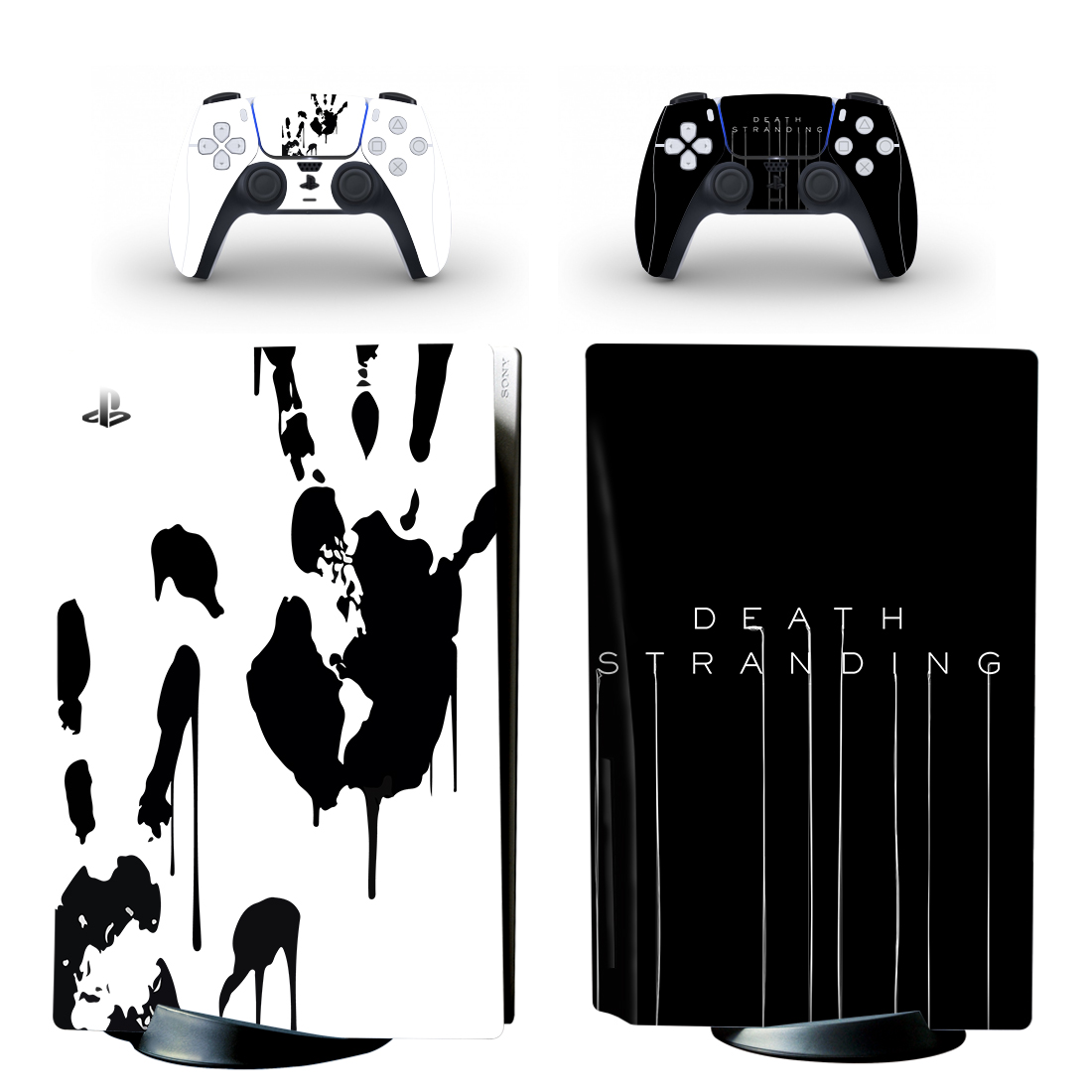 Death Stranding Console Skin Sticker And Controllers Design 1
