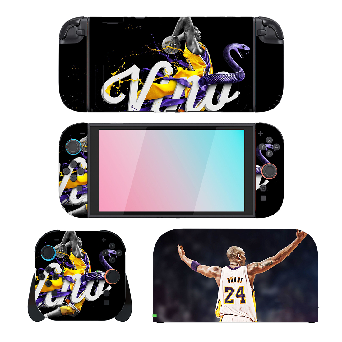 Kobe Bryant Skin 2 Sticker For Nintendo Switch Kobe Bryant Skin 2 Sticker For Nintendo Switch