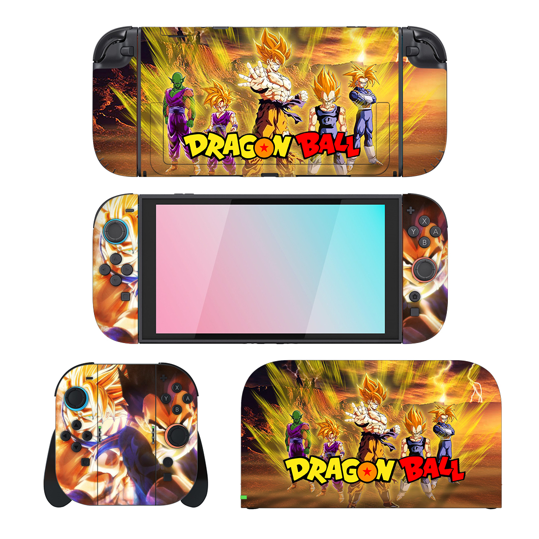 Dragon Ball Character Skin 2 Sticker For Nintendo Switch Dragon Ball Character Skin 2 Sticker For Nintendo Switch