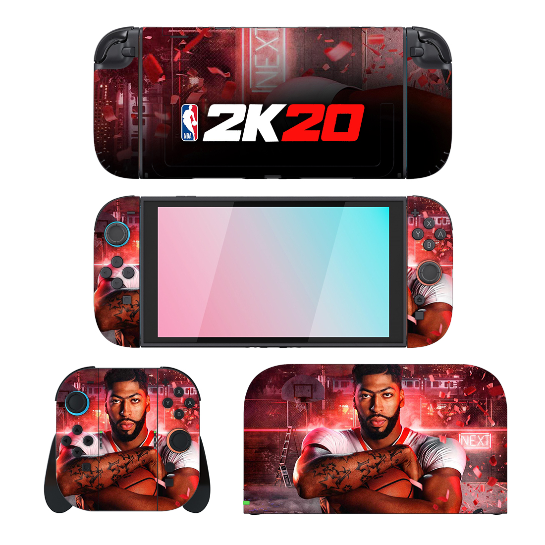 NBA 2K20 Skin 2 Sticker For Nintendo Switch NBA 2K20 Skin 2 Sticker For Nintendo Switch