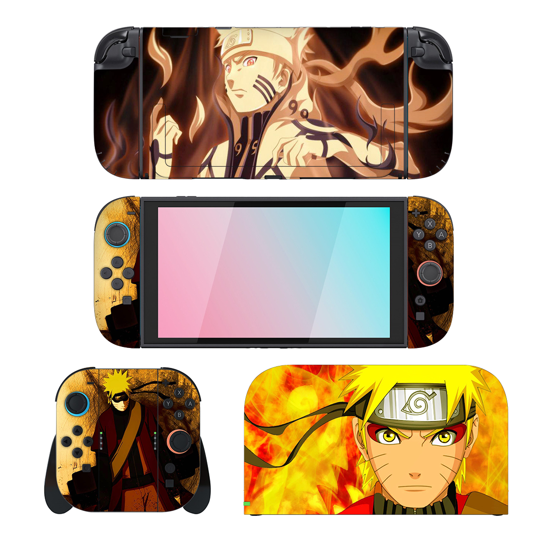 Naruto Uzumaki Nintendo Switch 2 Skin Sticker Decal Naruto Uzumaki Nintendo Switch 2 Skin Sticker Decal