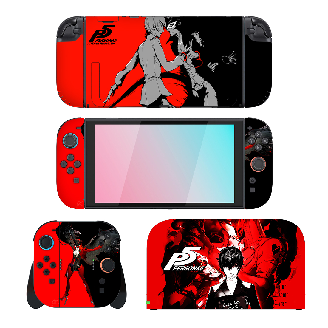 Persona 5 Skin 2 Sticker For Nintendo Switch Design Persona 5 Skin 2 Sticker For Nintendo Switch Design