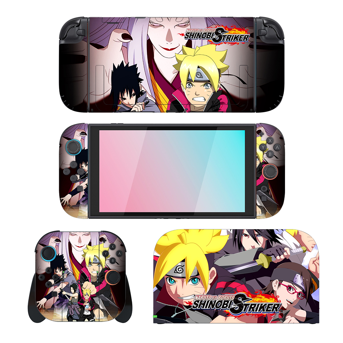 Naruto To Boruto: Shinobi Striker Skin 2 Sticker For Nintendo Switch Design Naruto To Boruto: Shinobi Striker Skin 2 Sticker For Nintendo Switch Design